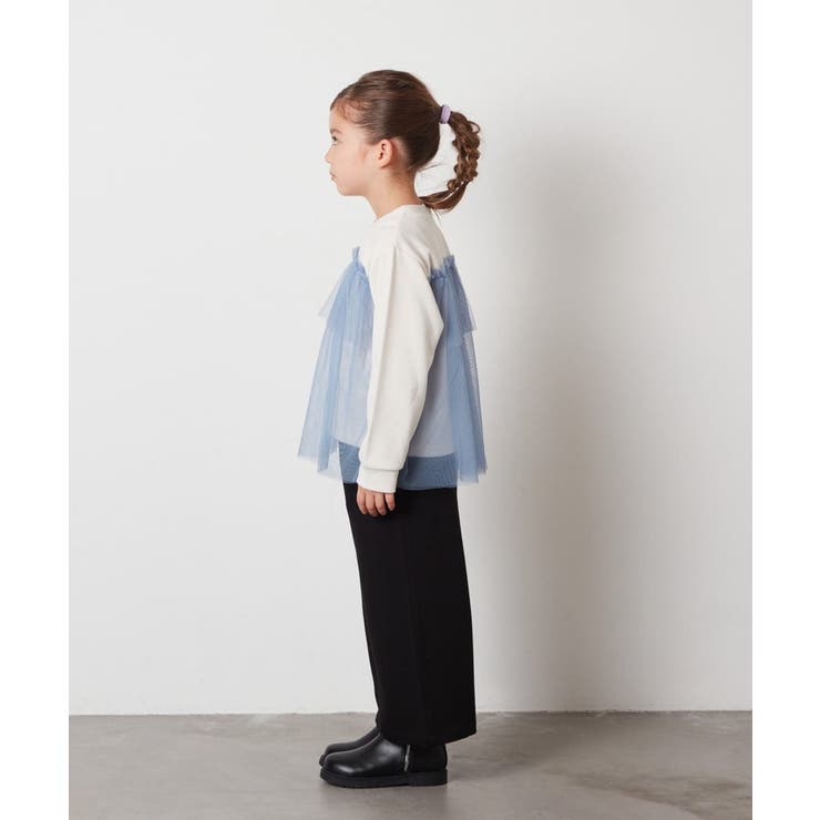 [120-130]サスペンダー付きワイドパンツ | a.v.v【KIDS】 | 詳細画像52 