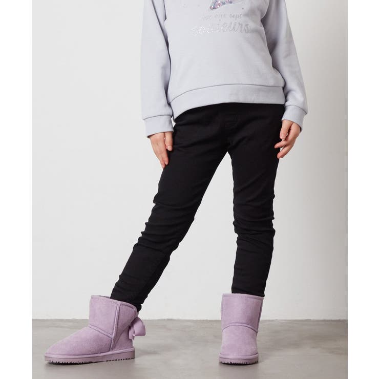 [100-160]裏起毛ストレッチスキニーパンツ | a.v.v【KIDS】 | 詳細画像4 