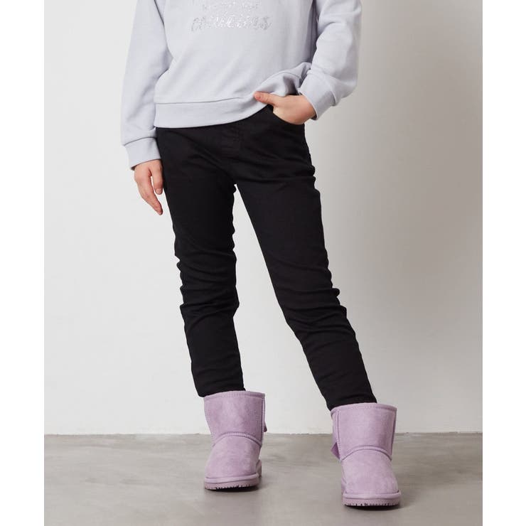 [100-160]裏起毛ストレッチスキニーパンツ | a.v.v【KIDS】 | 詳細画像5 