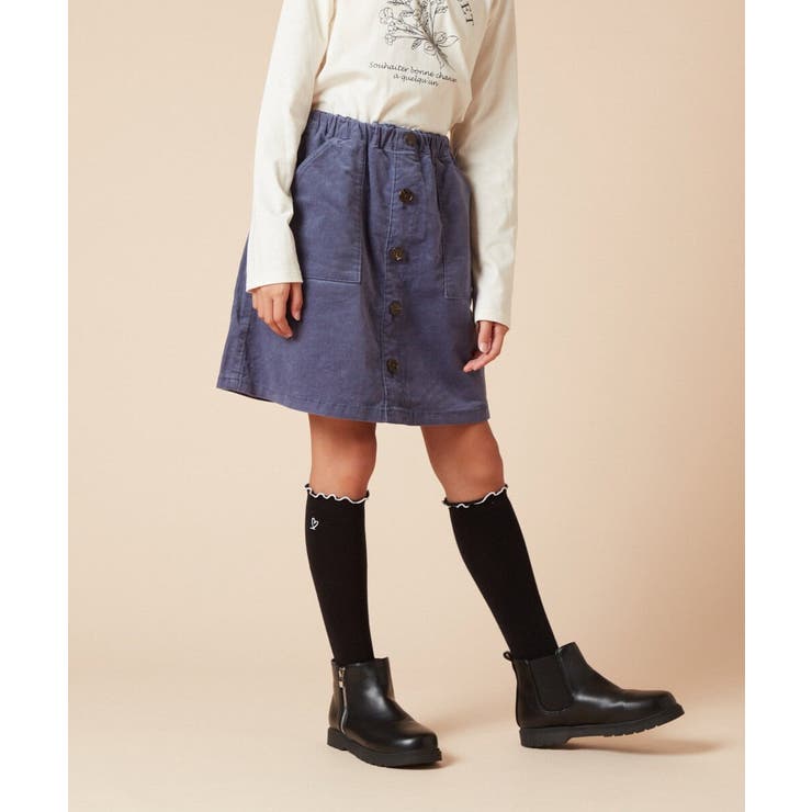 [100-130]フロントボタンデザインラップパンツ | a.v.v【KIDS】 | 詳細画像11 