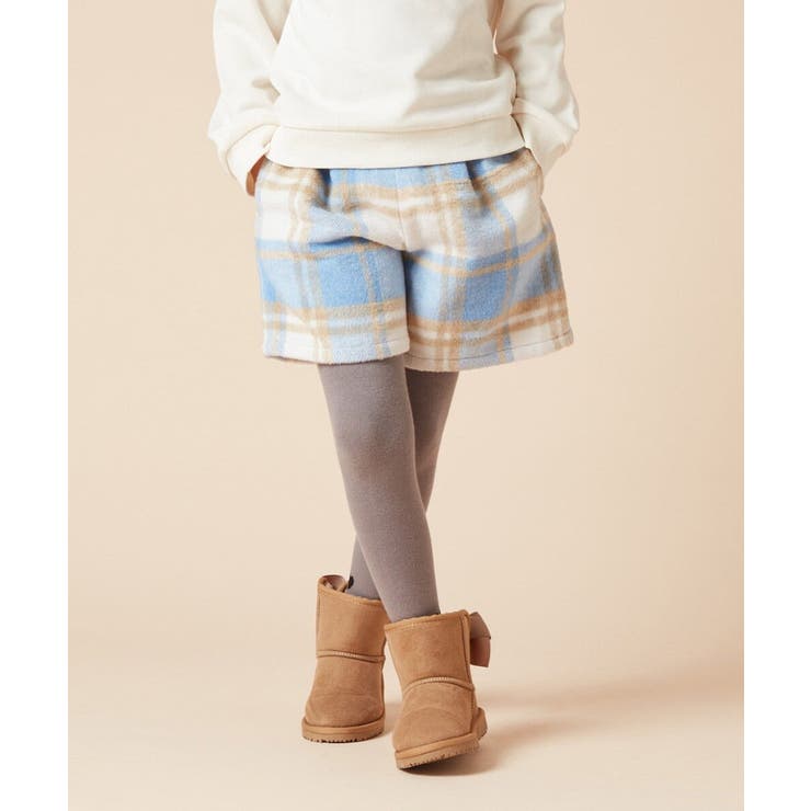[100-160]シャギーチェックショートパンツ | a.v.v【KIDS】 | 詳細画像21 