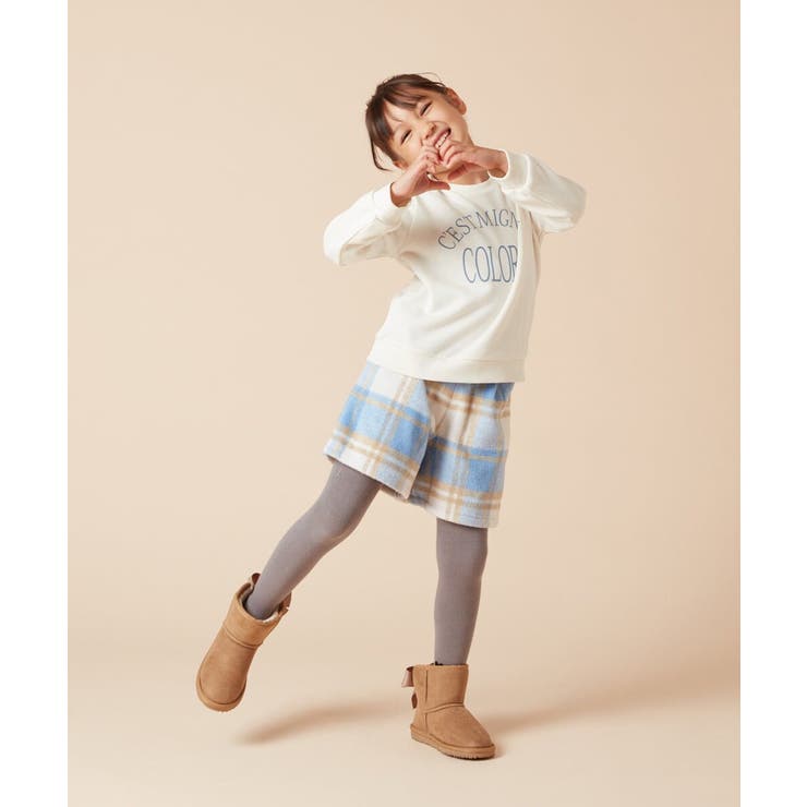 [100-160]シャギーチェックショートパンツ | a.v.v【KIDS】 | 詳細画像24 