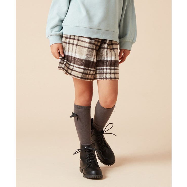 [100-160]シャギーチェックショートパンツ | a.v.v【KIDS】 | 詳細画像32 