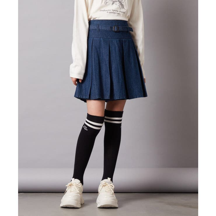 [140-150]ベルト付きプリーツスカパン | a.v.v【KIDS】 | 詳細画像2 