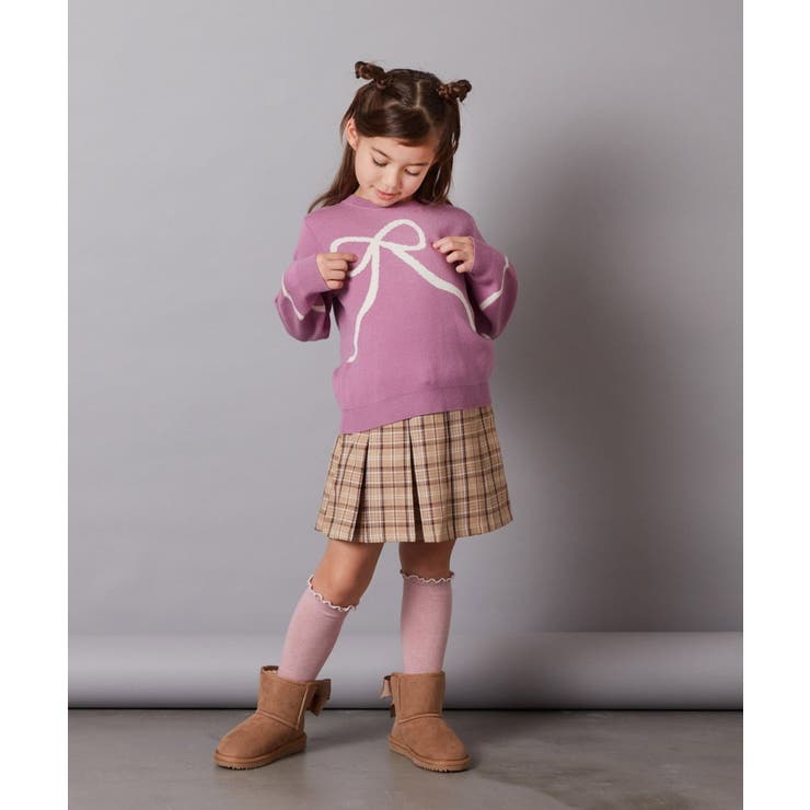 [140-150]ベルト付きプリーツスカパン | a.v.v【KIDS】 | 詳細画像24 