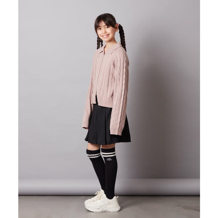 [140-150]ベルト付きプリーツスカパン | a.v.v【KIDS】 | 詳細画像39 