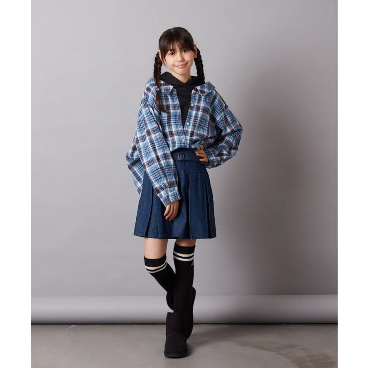 [160]ベルト付きプリーツスカパン | a.v.v【KIDS】 | 詳細画像39 