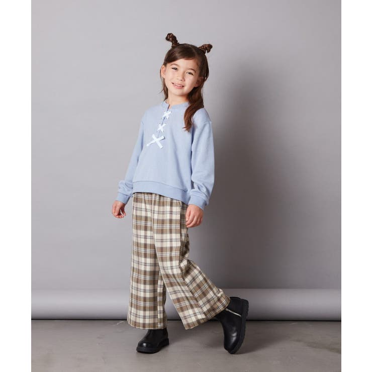 [160]サスペンダー付きワイドパンツ | a.v.v【KIDS】 | 詳細画像27 