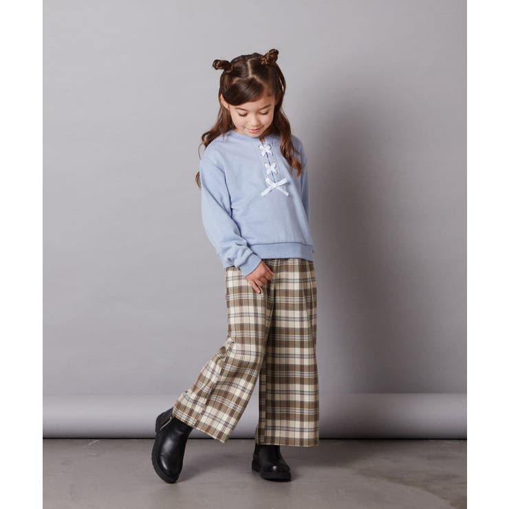 [160]サスペンダー付きワイドパンツ | a.v.v【KIDS】 | 詳細画像29 