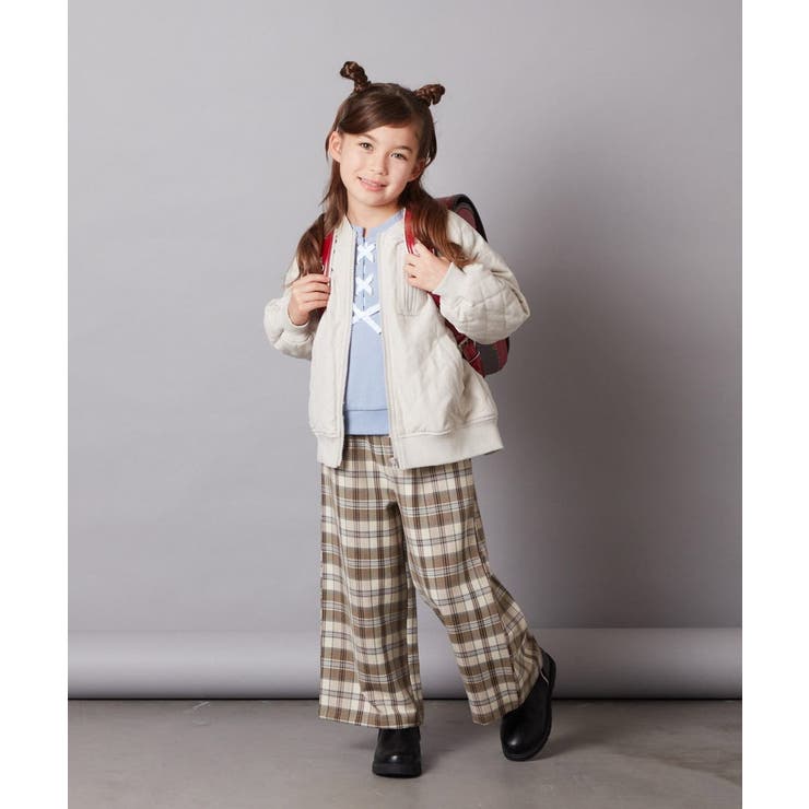 [160]サスペンダー付きワイドパンツ | a.v.v【KIDS】 | 詳細画像33 