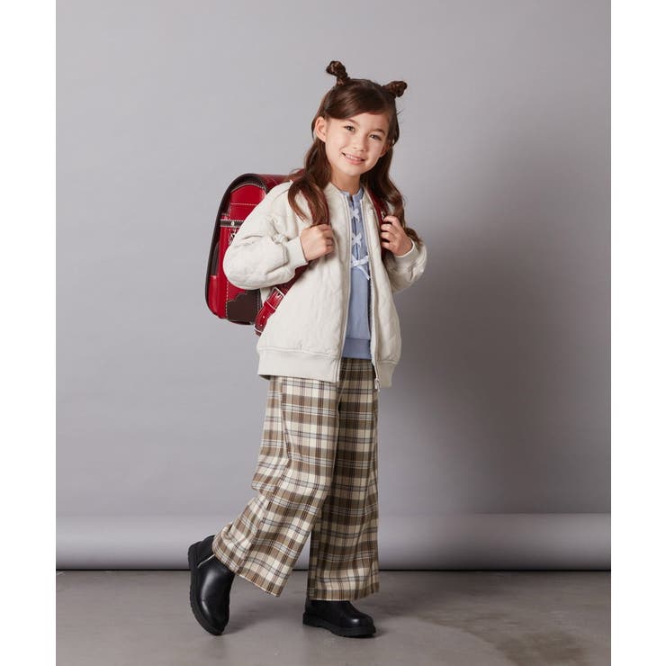 [160]サスペンダー付きワイドパンツ | a.v.v【KIDS】 | 詳細画像34 