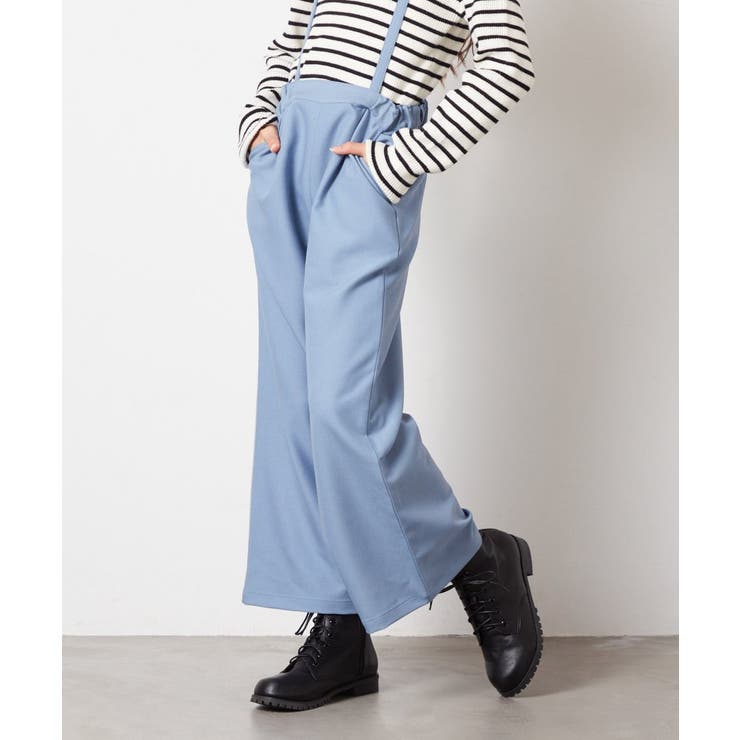 [160]サスペンダー付きワイドパンツ | a.v.v【KIDS】 | 詳細画像36 