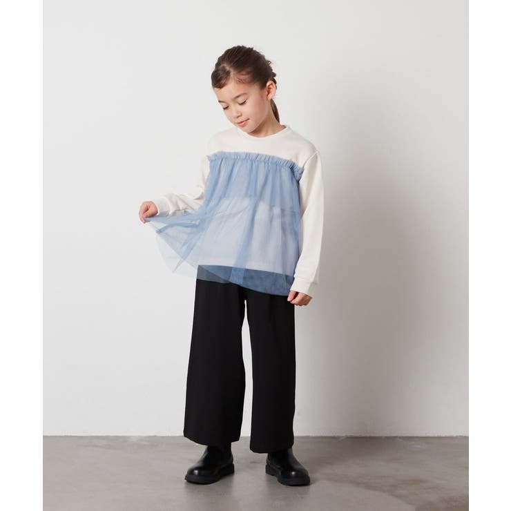 [160]サスペンダー付きワイドパンツ | a.v.v【KIDS】 | 詳細画像58 