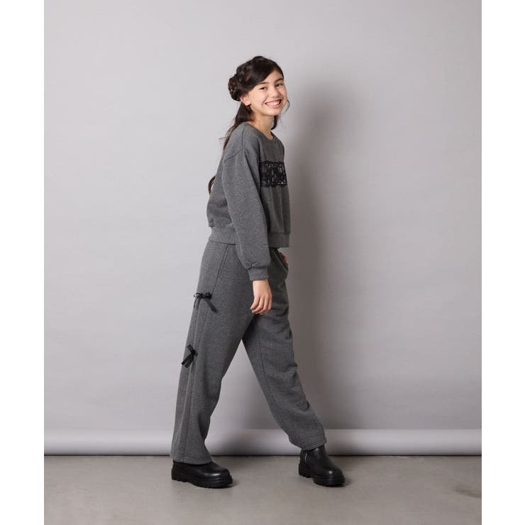 サイドリボンスウェットパンツ | a.v.v【KIDS】 | 詳細画像10 