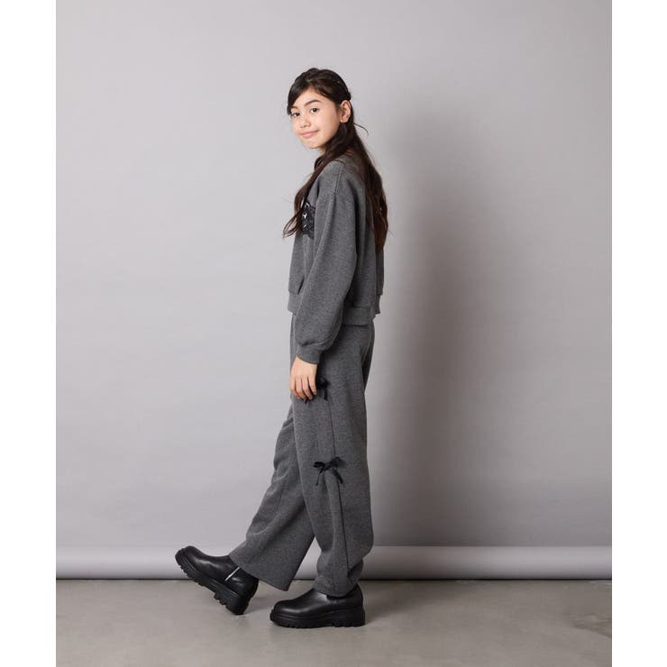 サイドリボンスウェットパンツ | a.v.v【KIDS】 | 詳細画像11 