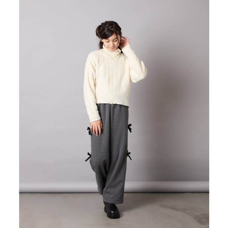 サイドリボンスウェットパンツ | a.v.v【KIDS】 | 詳細画像19 