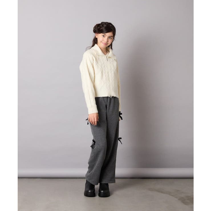 サイドリボンスウェットパンツ | a.v.v【KIDS】 | 詳細画像22 