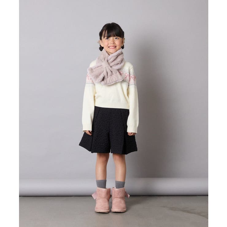 [120-160]ふくれジャガードキュロット | a.v.v【KIDS】 | 詳細画像16 