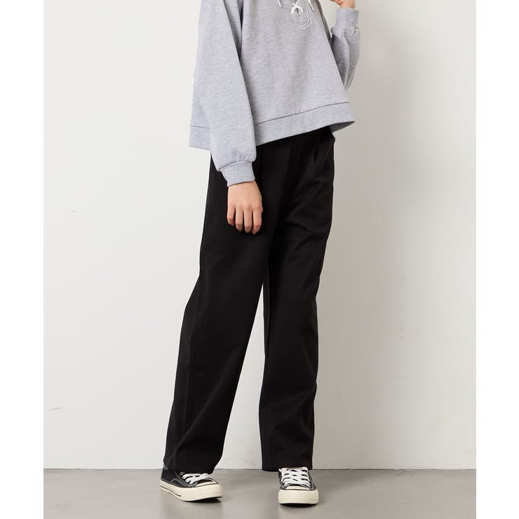 [130-160]【裏起毛】ジャージストレートパンツ | a.v.v【KIDS】 | 詳細画像2 