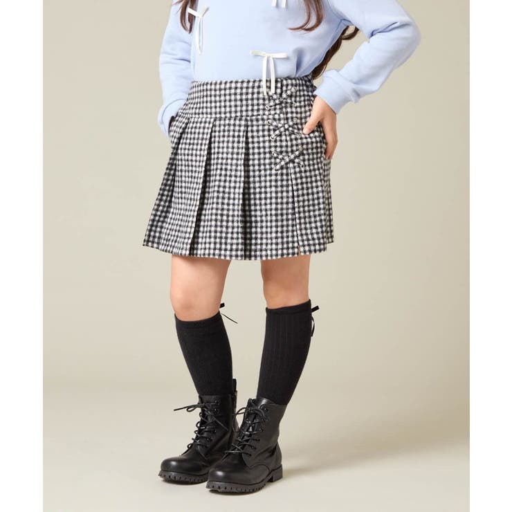 [110-160]レースアッププリーツスカパン | a.v.v【KIDS】 | 詳細画像35 