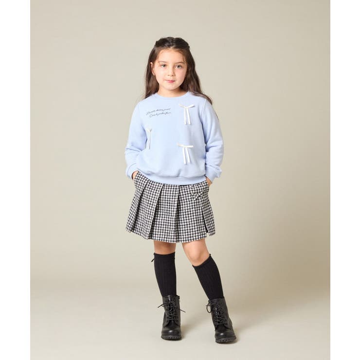 [110-160]レースアッププリーツスカパン | a.v.v【KIDS】 | 詳細画像38 