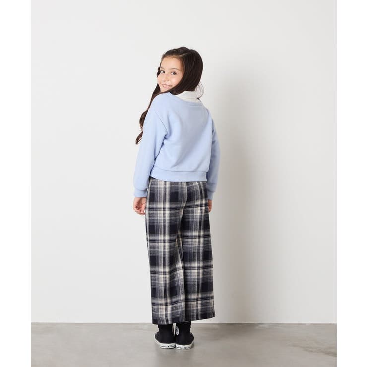 サス付きチェックワイドパンツ | a.v.v【KIDS】 | 詳細画像12 