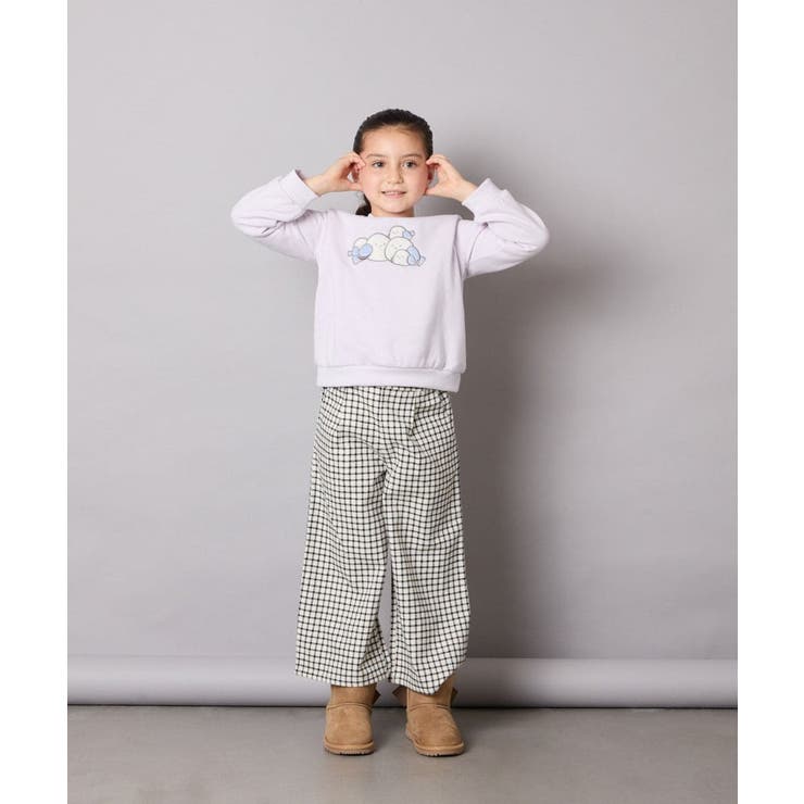 サス付きチェックワイドパンツ | a.v.v【KIDS】 | 詳細画像29 