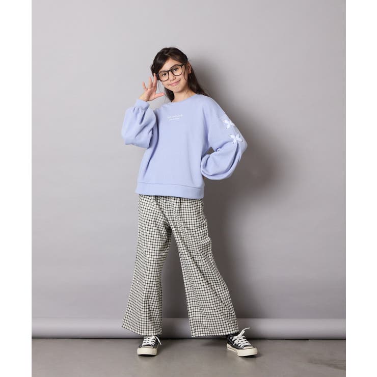 サス付きチェックワイドパンツ | a.v.v【KIDS】 | 詳細画像38 