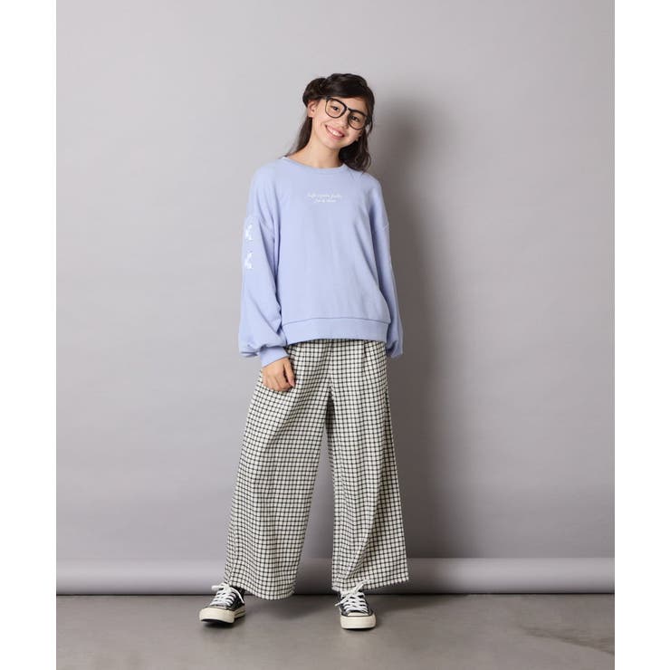 サス付きチェックワイドパンツ | a.v.v【KIDS】 | 詳細画像39 