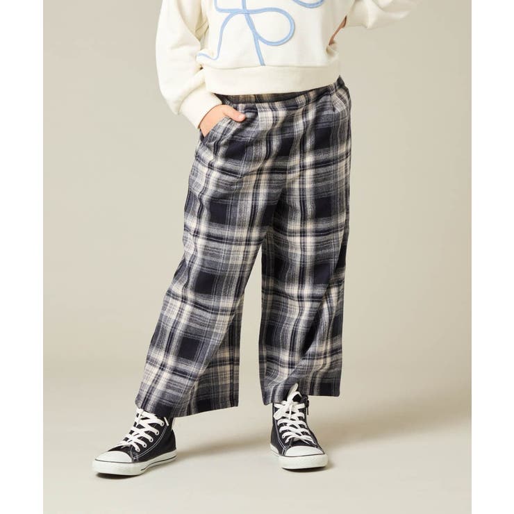 サス付きチェックワイドパンツ | a.v.v【KIDS】 | 詳細画像44 