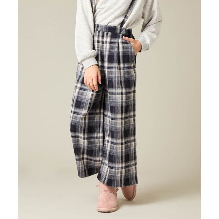 サス付きチェックワイドパンツ | a.v.v【KIDS】 | 詳細画像46 