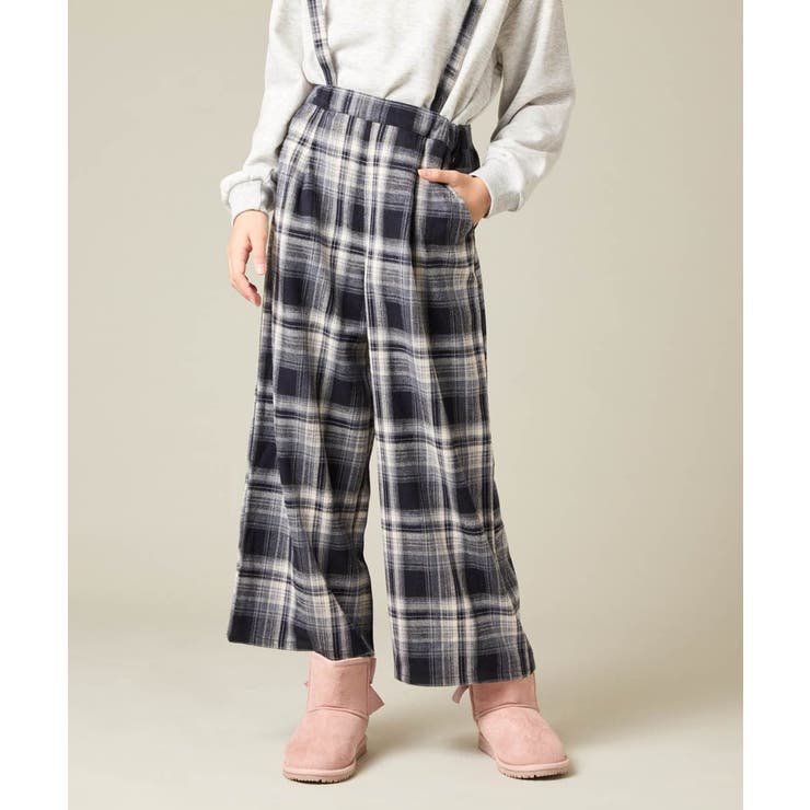 サス付きチェックワイドパンツ | a.v.v【KIDS】 | 詳細画像47 