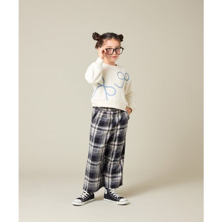 サス付きチェックワイドパンツ | a.v.v【KIDS】 | 詳細画像53 