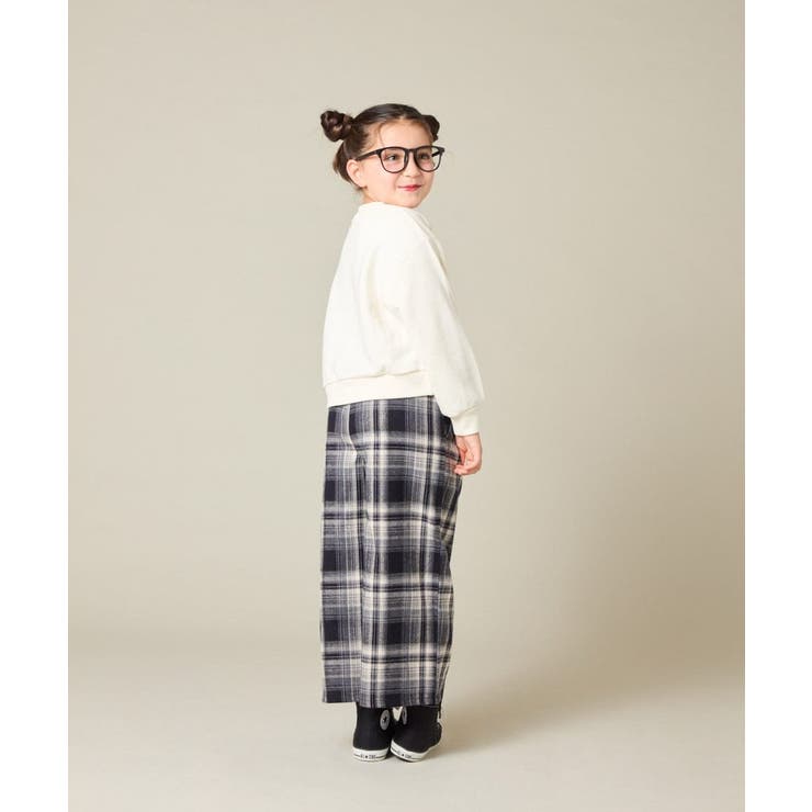 サス付きチェックワイドパンツ | a.v.v【KIDS】 | 詳細画像55 