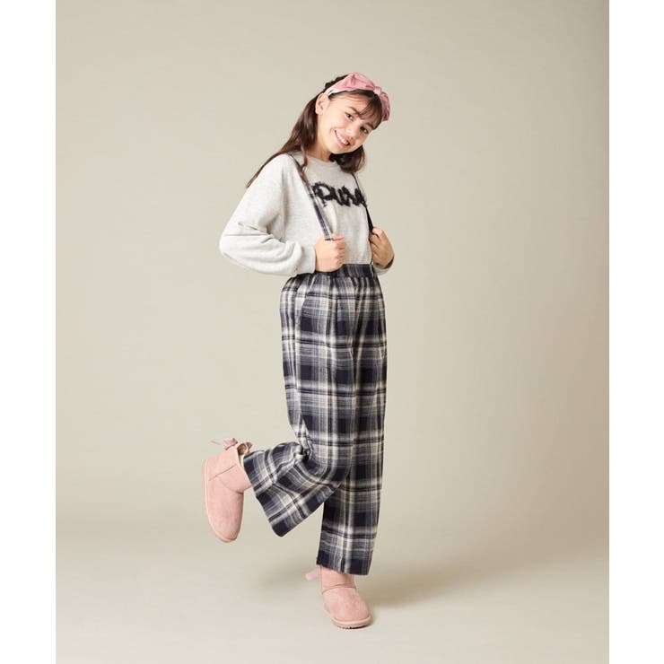 サス付きチェックワイドパンツ | a.v.v【KIDS】 | 詳細画像56 