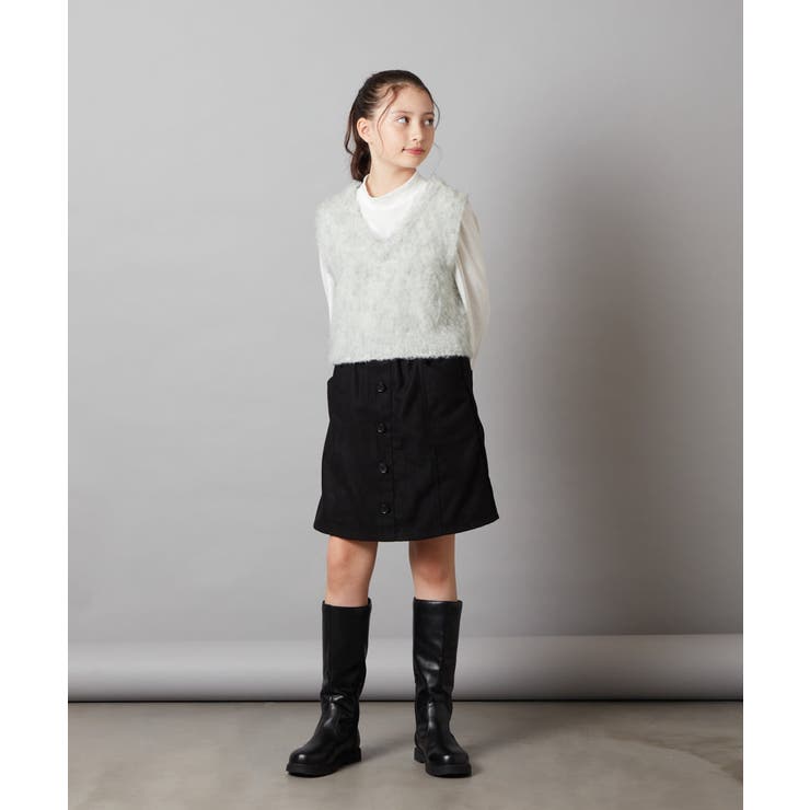 [100-130]フロントボタンスカパン | a.v.v【KIDS】 | 詳細画像16 