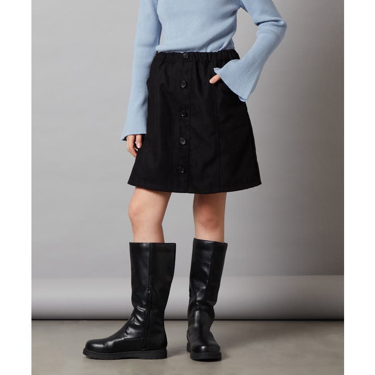 [100-130]フロントボタンスカパン | a.v.v【KIDS】 | 詳細画像2 