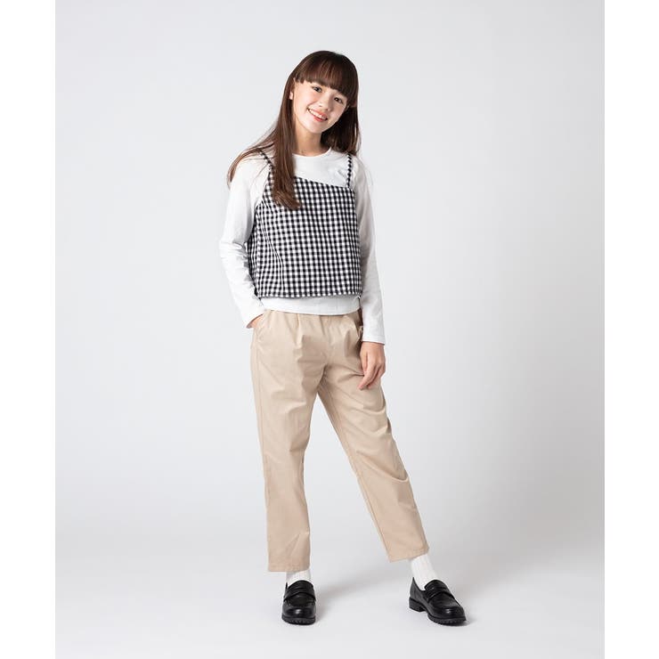 [140-150]【2WAY】サスペンダー付きテーパードパンツ | a.v.v【KIDS】 | 詳細画像10 