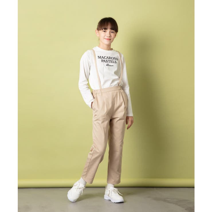 [140-150]【2WAY】サスペンダー付きテーパードパンツ | a.v.v【KIDS】 | 詳細画像19 