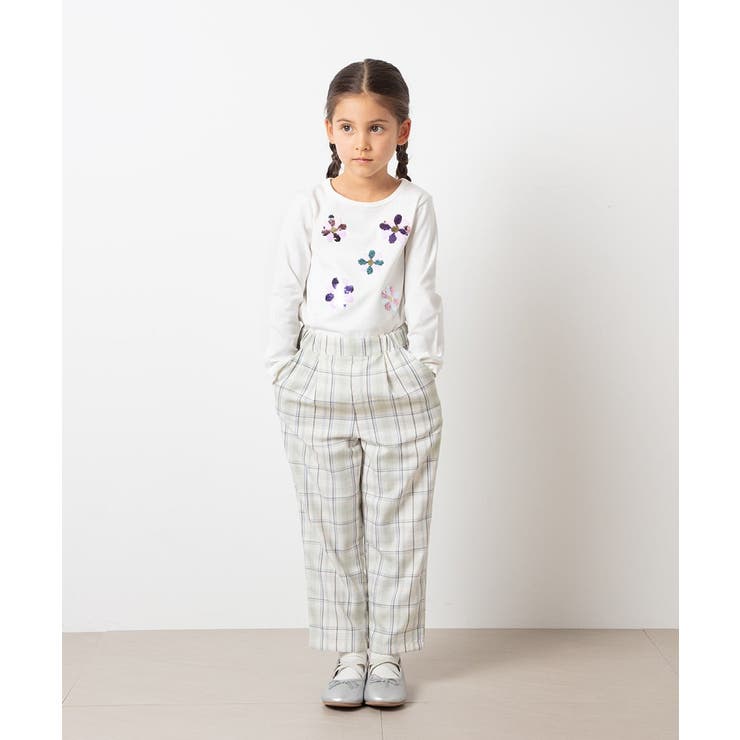 [140-150]【2WAY】サスペンダー付きテーパードパンツ | a.v.v【KIDS】 | 詳細画像2 