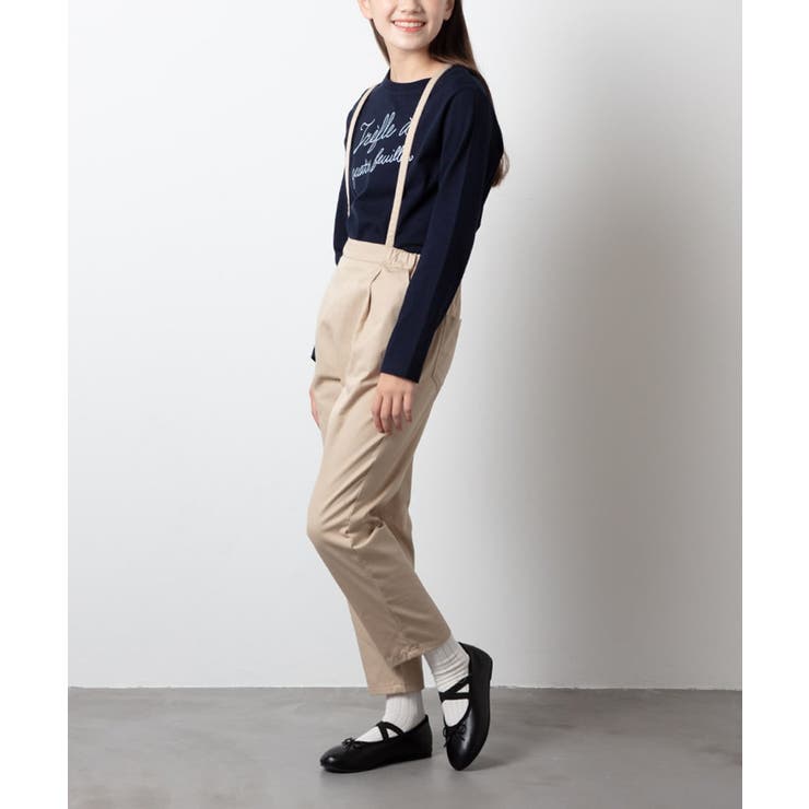 [140-150]【2WAY】サスペンダー付きテーパードパンツ | a.v.v【KIDS】 | 詳細画像22 