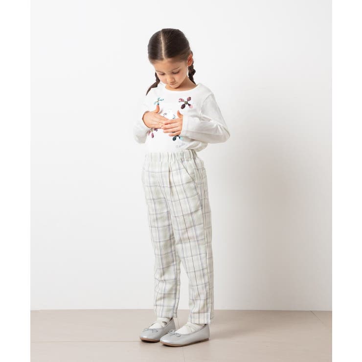 [140-150]【2WAY】サスペンダー付きテーパードパンツ | a.v.v【KIDS】 | 詳細画像3 