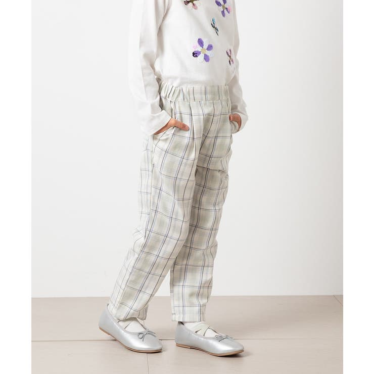 [140-150]【2WAY】サスペンダー付きテーパードパンツ | a.v.v【KIDS】 | 詳細画像9 