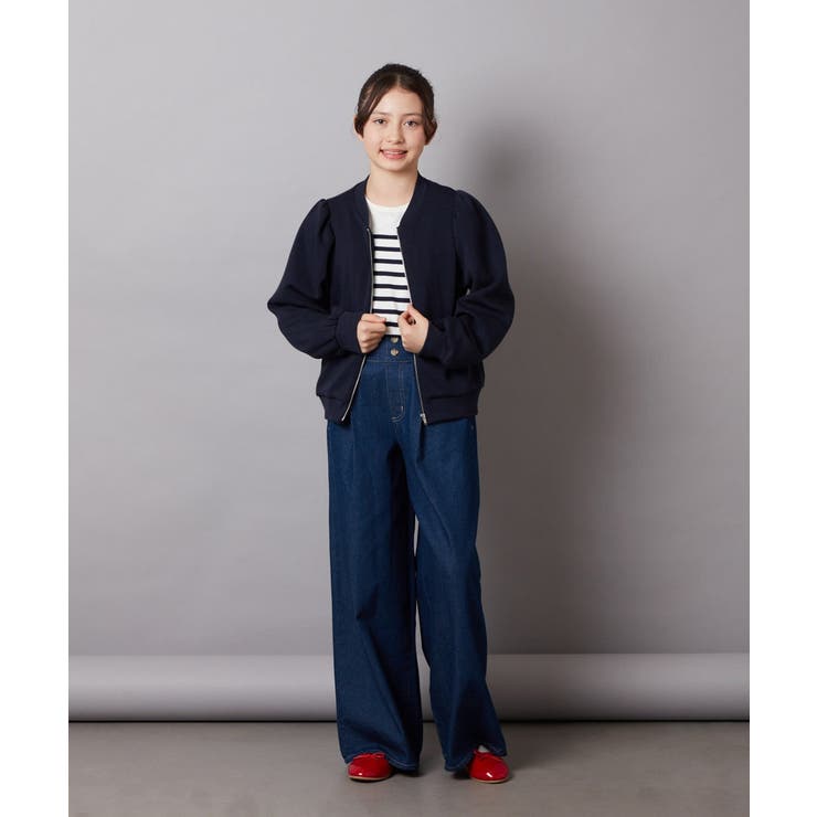 [100-130]デニムワイドパンツ | a.v.v【KIDS】 | 詳細画像16 