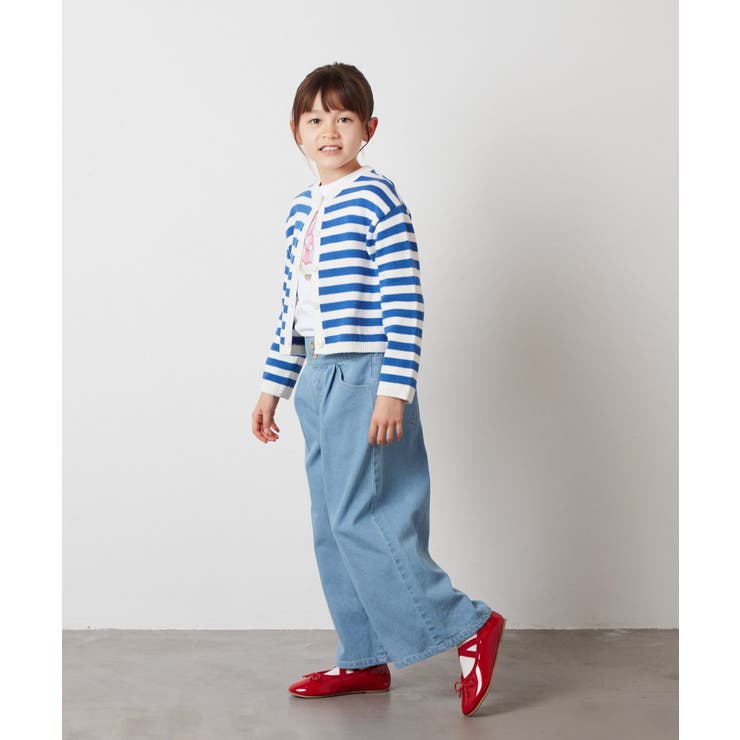 [100-130]デニムワイドパンツ | a.v.v【KIDS】 | 詳細画像31 