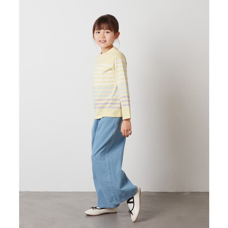 [100-130]デニムワイドパンツ | a.v.v【KIDS】 | 詳細画像35 