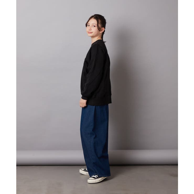 [100-130]デニムワイドパンツ | a.v.v【KIDS】 | 詳細画像9 