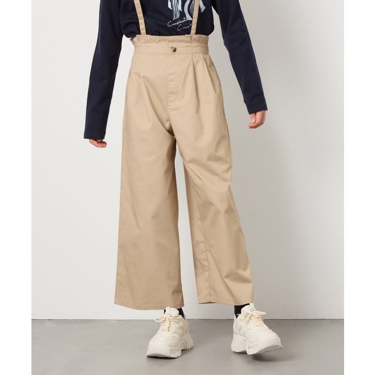 [120-130]【接触冷感】サス付きワイドパンツ | a.v.v【KIDS】 | 詳細画像19 