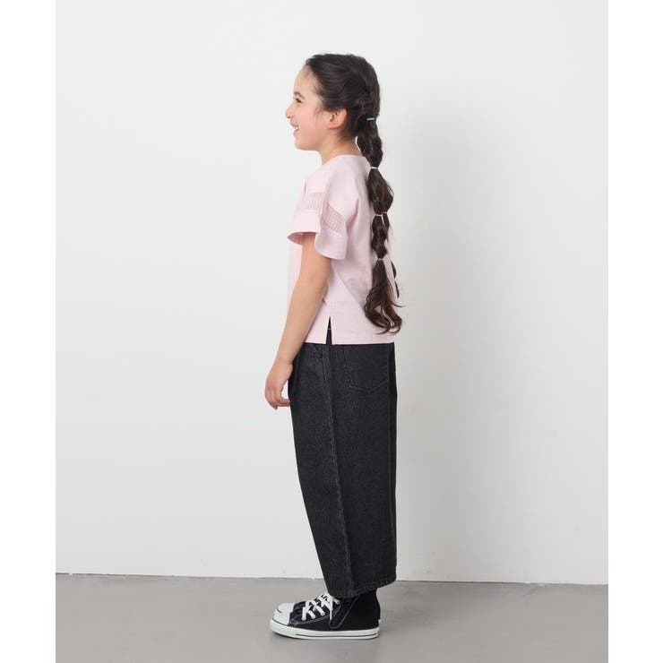 【接触冷感/ジメジメ対策】[120-130]タックワイドパンツ | a.v.v【KIDS】 | 詳細画像16 