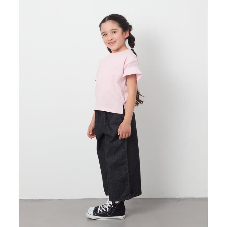 【接触冷感/ジメジメ対策】[120-130]タックワイドパンツ | a.v.v【KIDS】 | 詳細画像17 